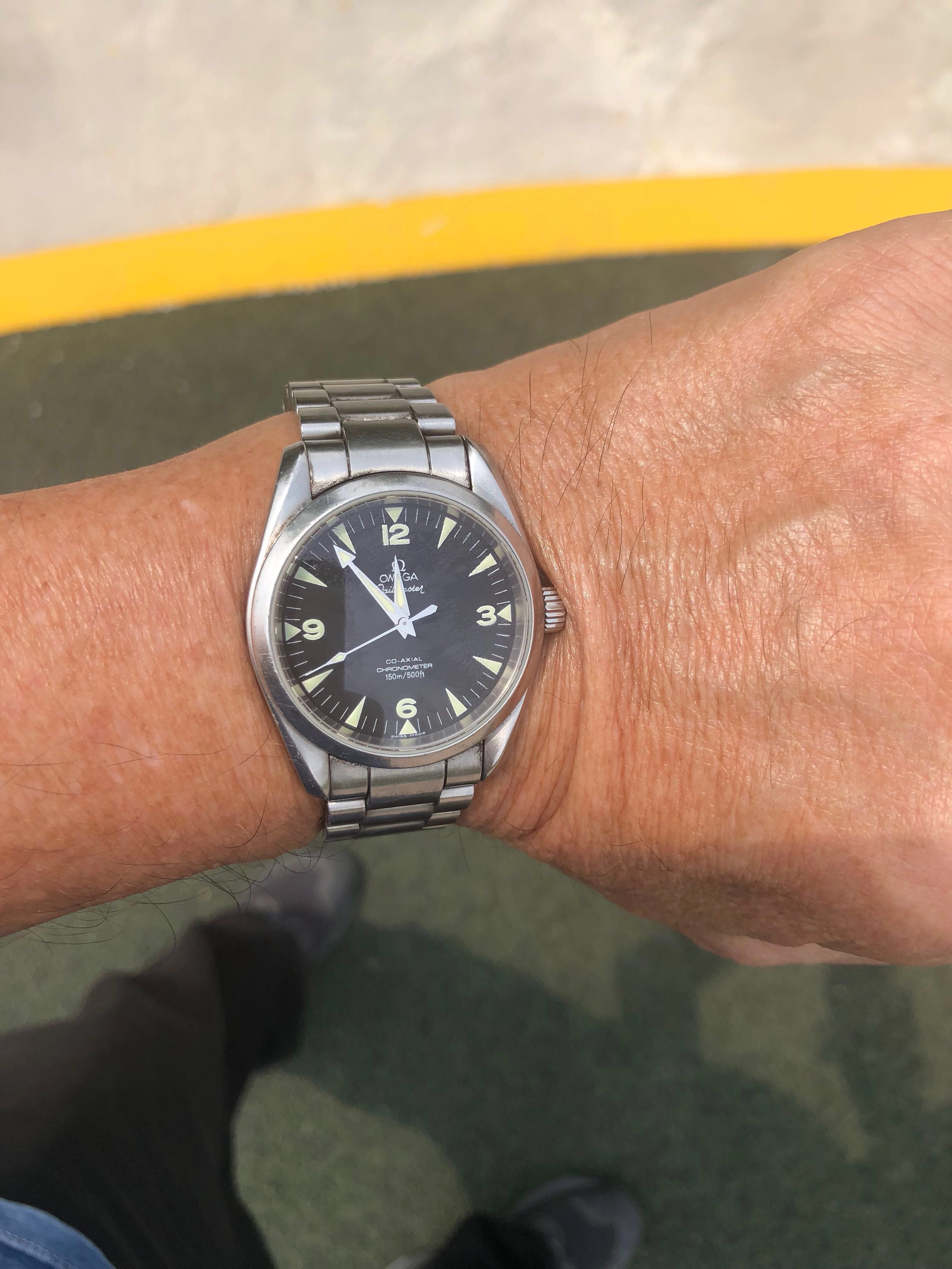 Omega sales railmaster 36mm