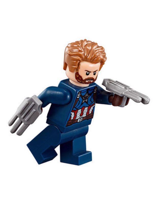 LEGO Marvel Captain America - Dark Blue Suit Mini figure, Hobbies & Toys,  Toys & Games on Carousell