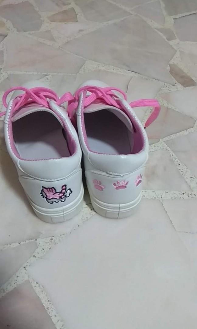 pink cat shoes