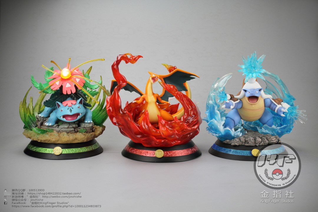 [SALE] KFS KING FINGER STUDIOS Pokemon Statue Mega Venusaur Charizard