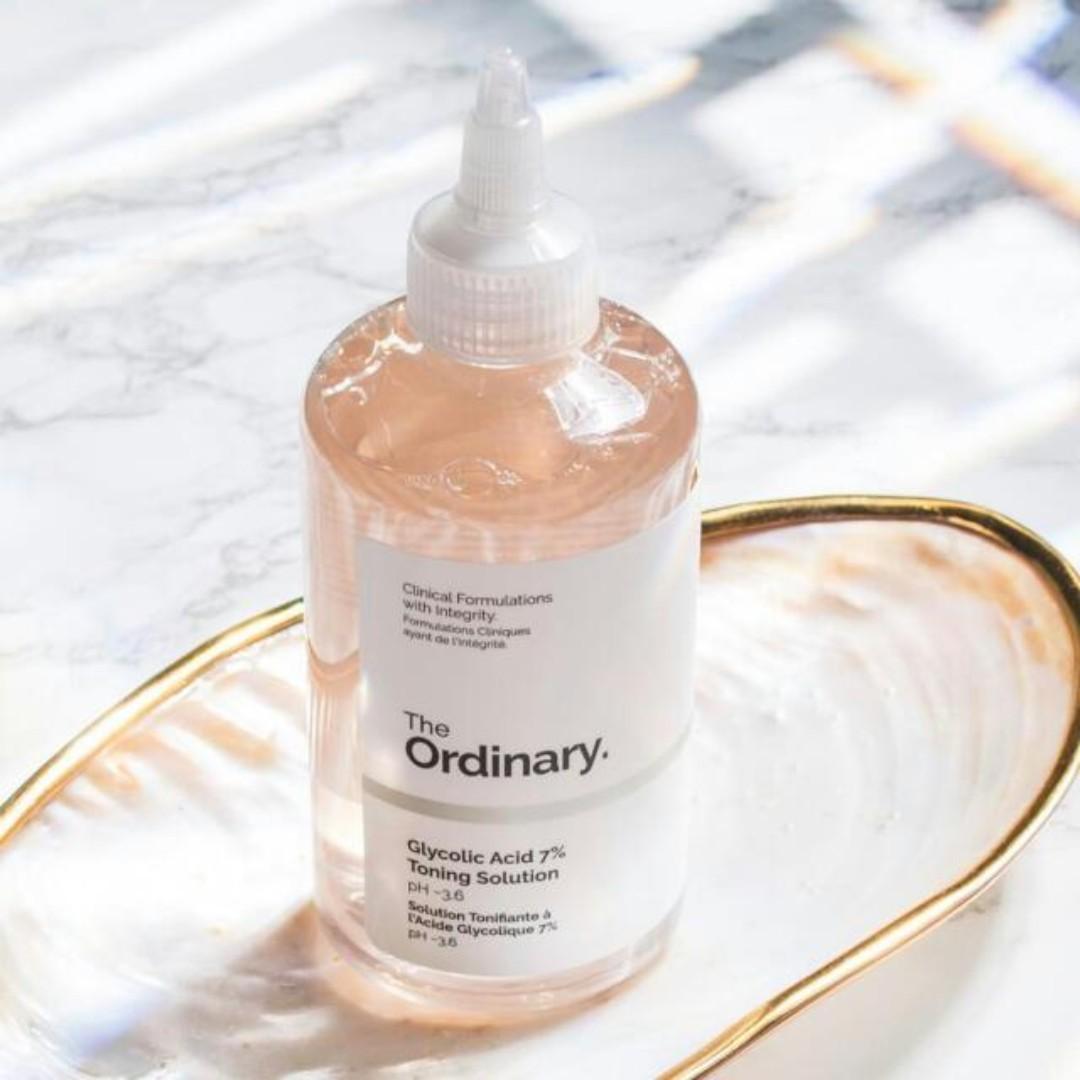 The Ordinary Glycolic Acid 7% Toning Solution, Beauty & Personal Care,  Face, Face Care on Carousell