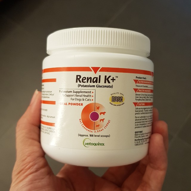 Renal K+ Potassium Supplement for Cats and Dogs, Pet Supplies, Pet