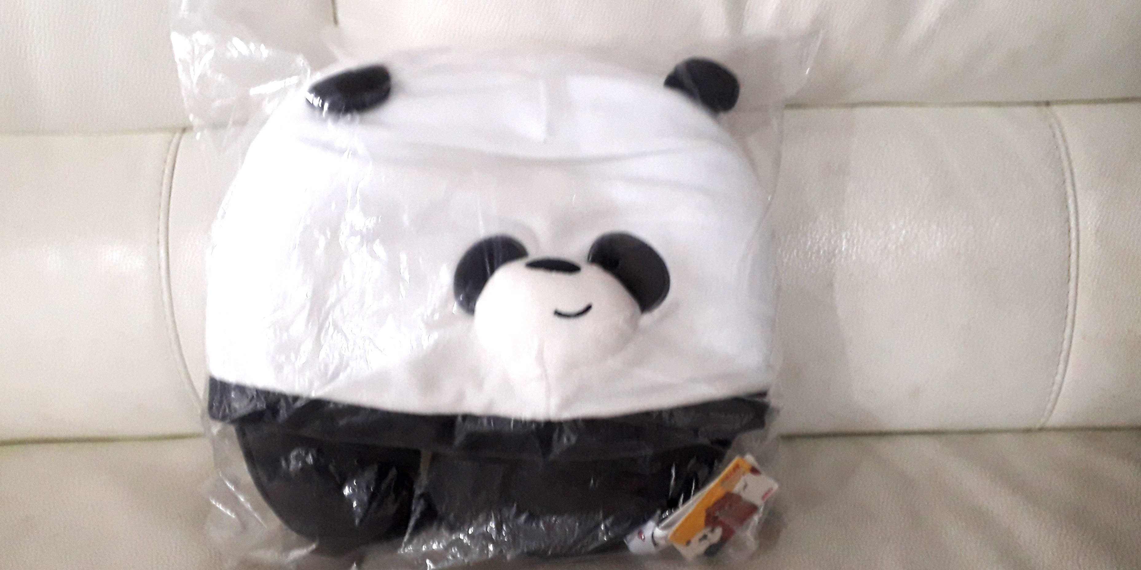  SALE Miniso We Bare Bears Neck Pillow  with Hoodie 