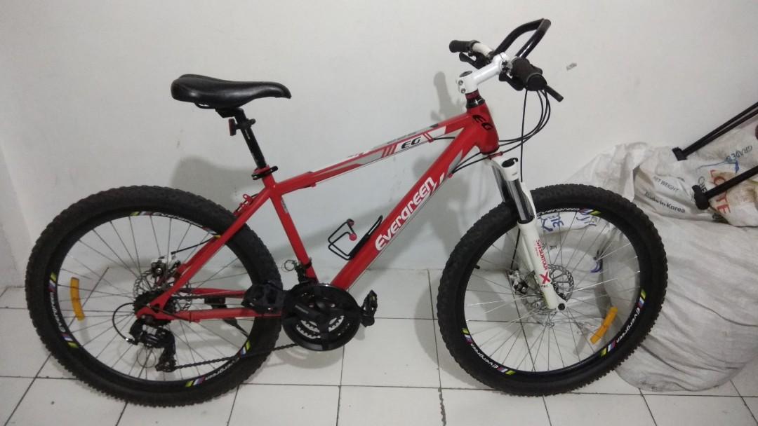Sepeda Evergreen Upgrade Pemakaian Belum Ada 2 Bulanan Sports