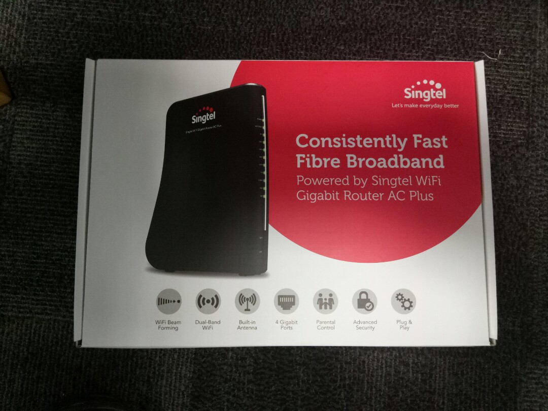 Singtel ac plus router clearance