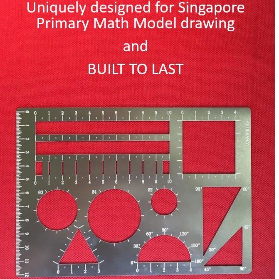 Stationery / Ruler BNIB Metal Model ruler for Singapore Primary