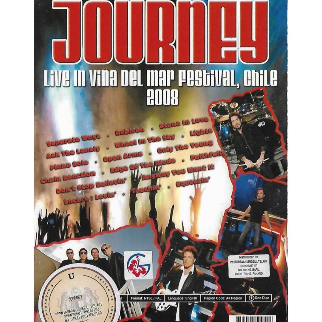 The Journey Live in Vina Del Mar Festival Chile 2008 DVD, Hobbies  