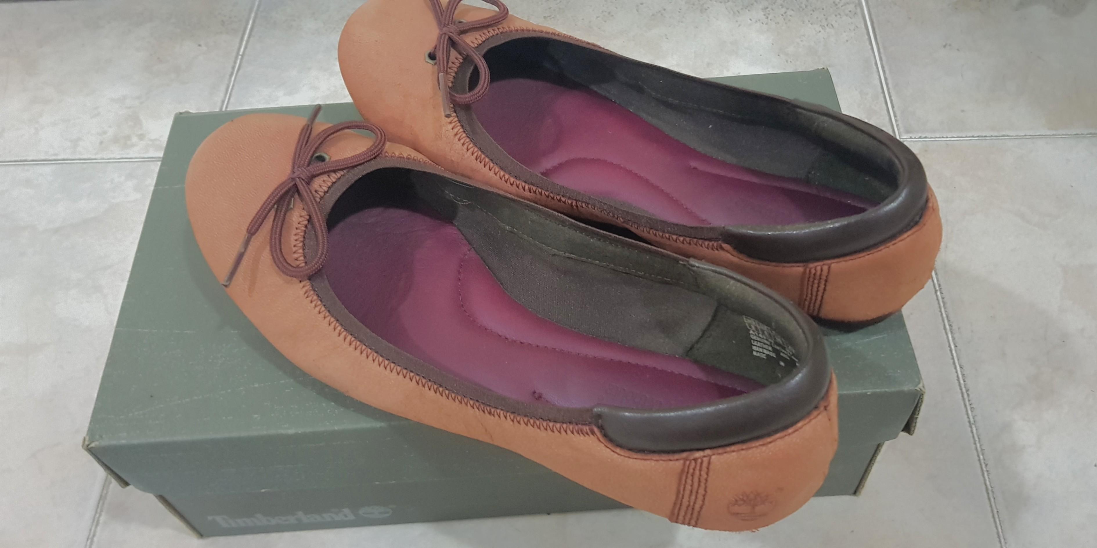 purple timberlands womens size 8