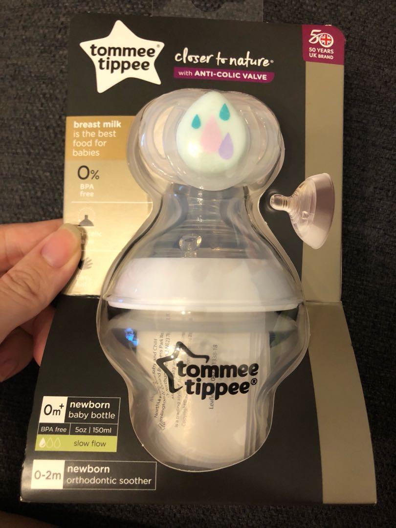 Tommee tippee bottle outlet and soother set