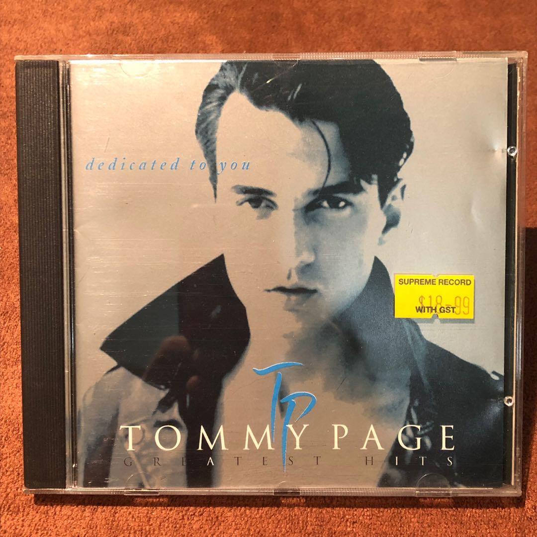 Tommy Page Greatest Hits Dedicated To You 1995 Audio Cd English Sold Hobbies Toys Music Media Cds Dvds On Carousell