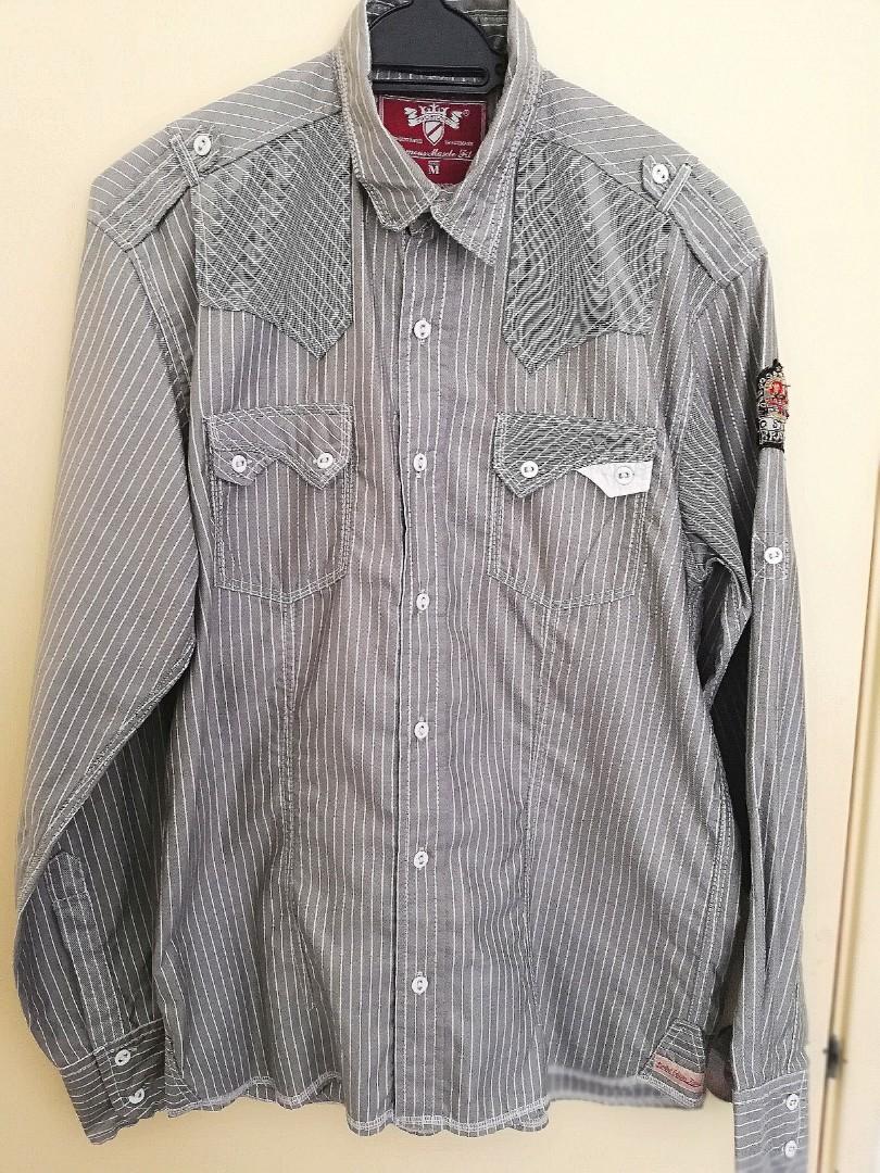 Two Stoned Muscle Fit Shirt Men S Fashion Clothes Tops On Carousell