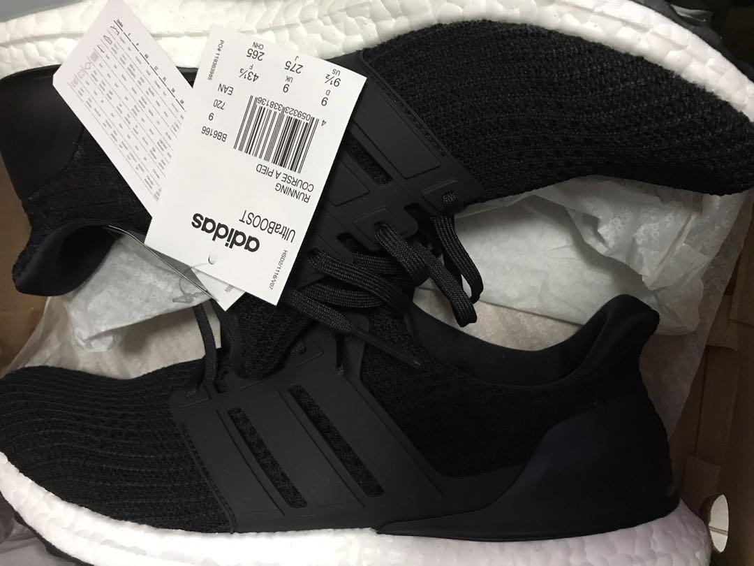 Ultra boost 4.0 - black, 男裝, 運動服裝- Carousell