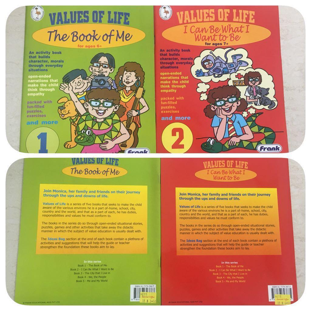 Values Of Life The Book Of Me I Can Be What I Want To Be