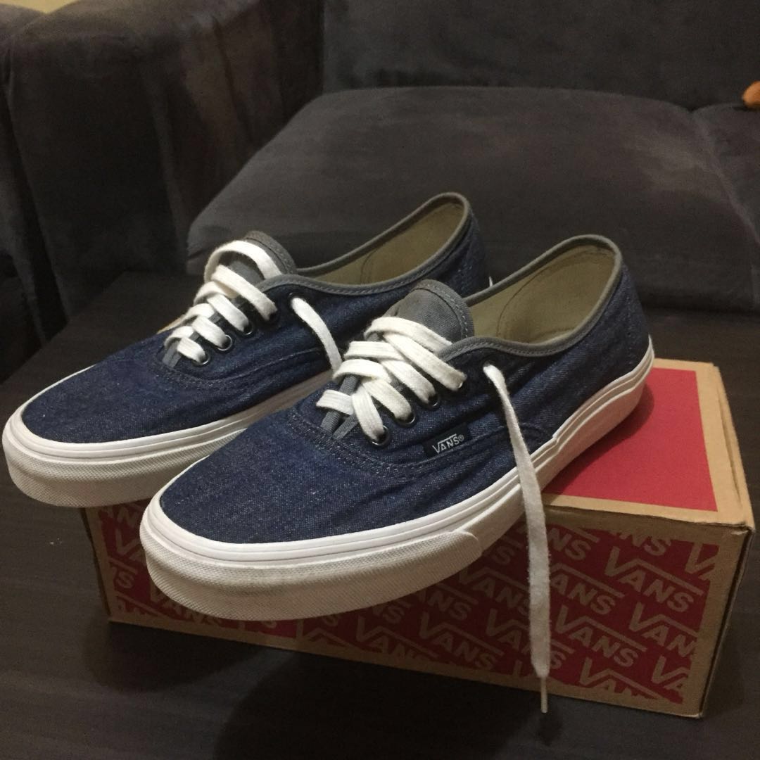 Vans authentic denim deals