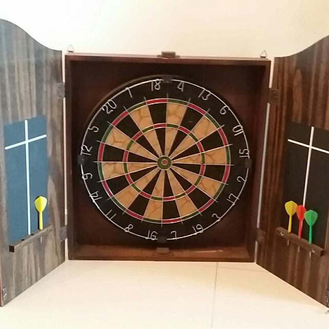 Vintage Dart Board With Backer Vintage Collectibles Vintage