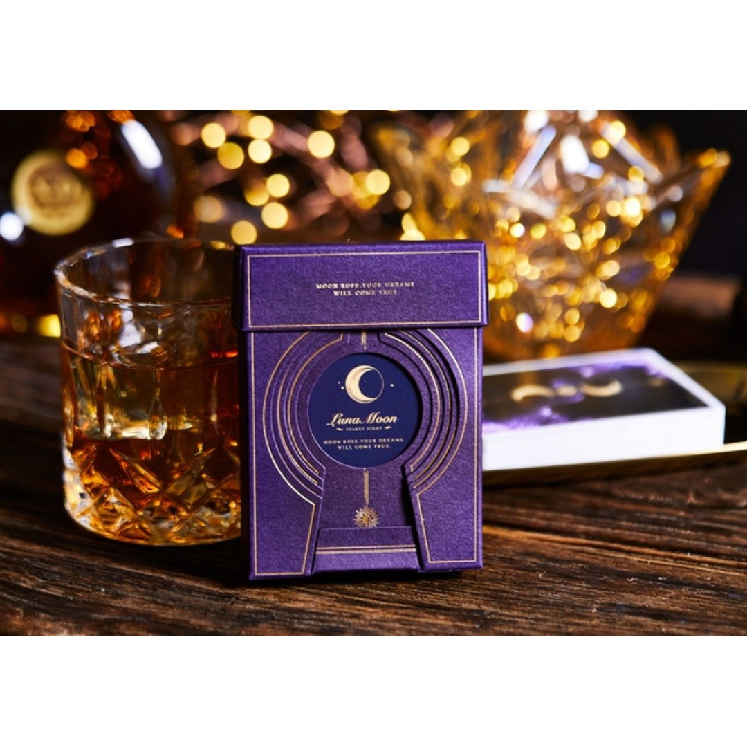 Luna Moon Playing Cards Violet USPCC- LImited Edition 2500 Classic Edition 