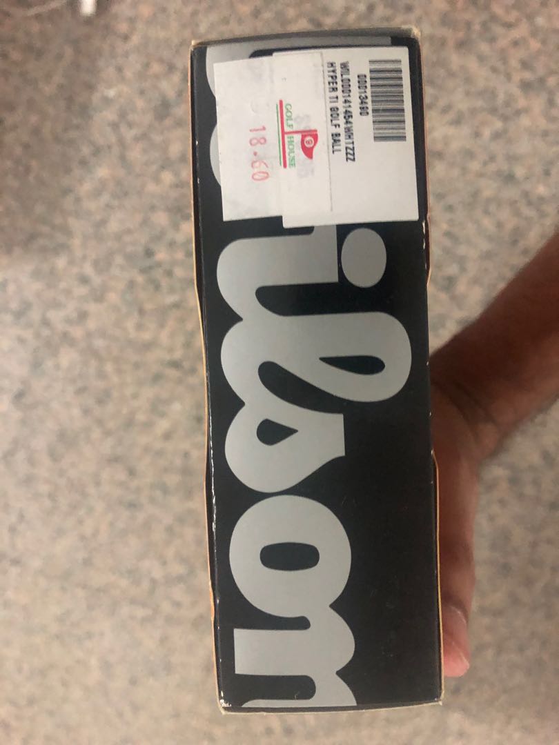 Wilson hyper titanium Golf ball set ( 12 balls), Sports Equipment