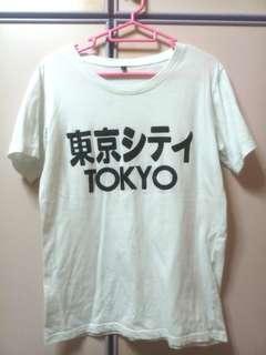 Tokyo White Tumblr Shirt
