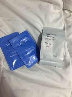 Laneige bb cushion whitening refill free two water sleeping mask