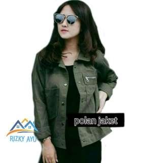 jaket polan / jaket army /kanvas jaket army murah