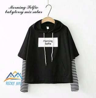 morning selfy /sweater remaja /fashion kekinian 3 warna