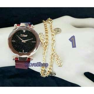 GUCCI MAGNET FREE GELANG,JAM TANGAN,JAM TANGAN MURAH,JAM TANGAN WANITA