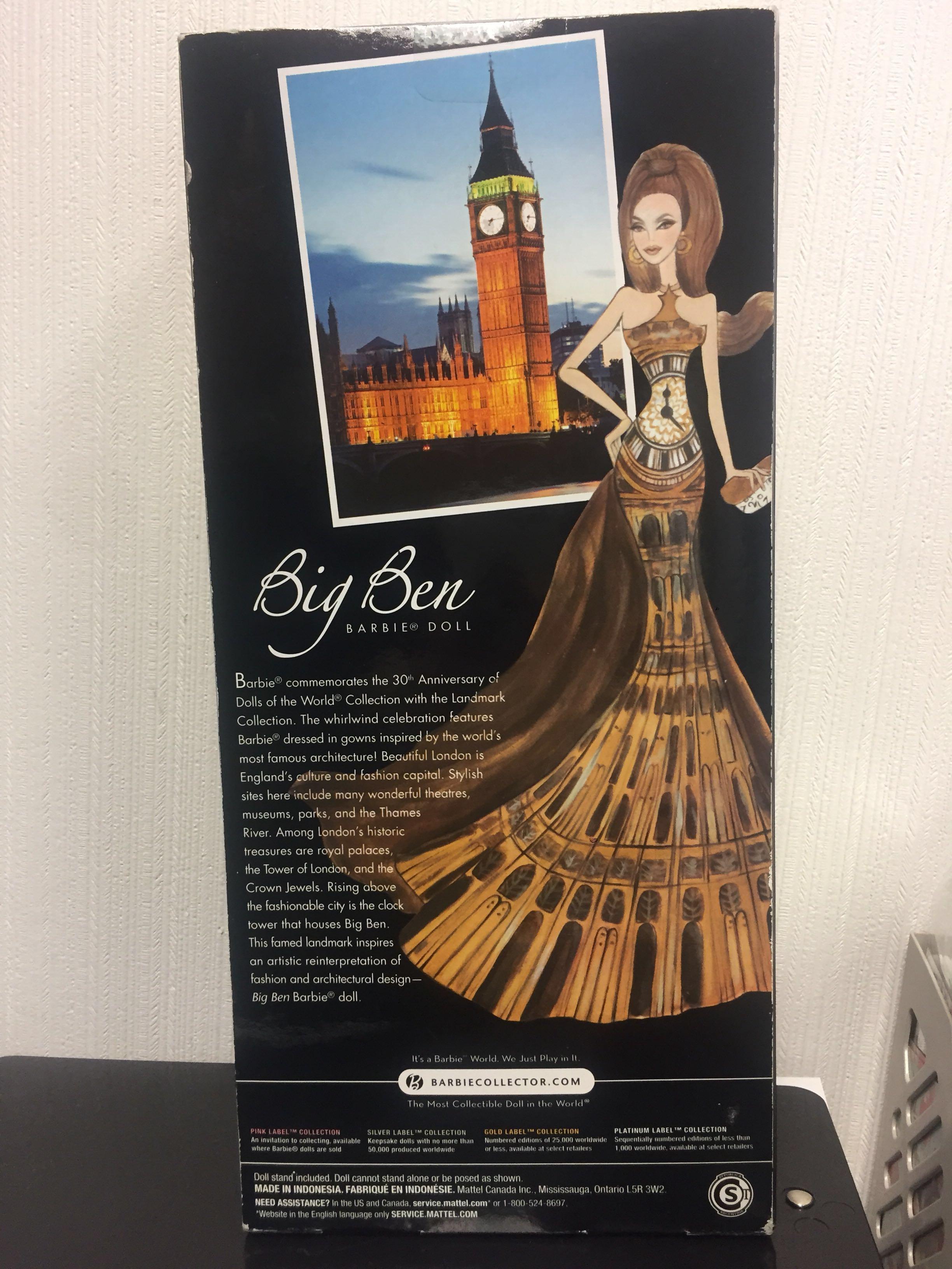 Barbie Collector Dolls of the World Big Ben Doll 