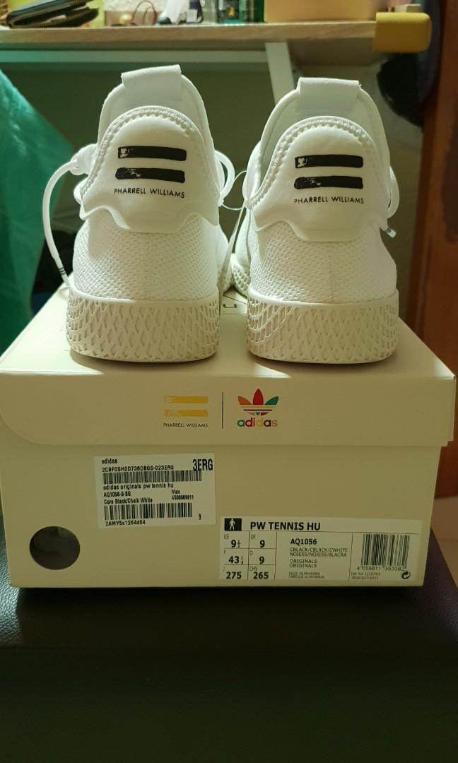 Adidas Pharrel Williams tennis hu triple white Men s Fashion