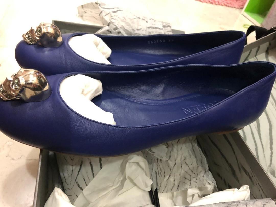 Alexander mcqueen flat discount shoes