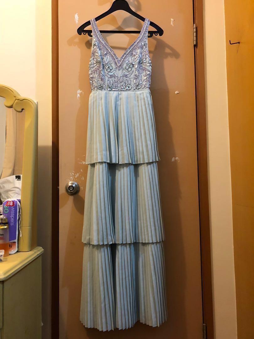 petite floral maxi dress