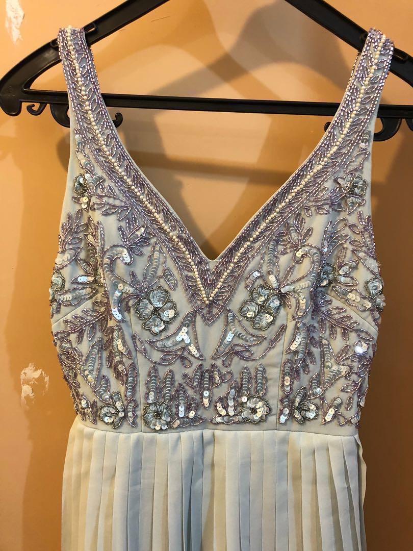 petite floral maxi dress