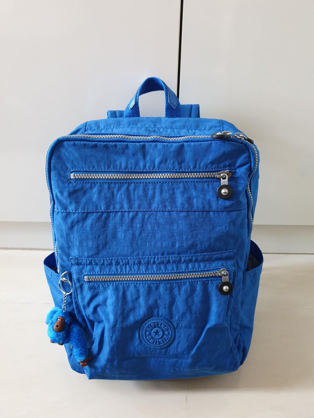 Authentic Kipling Caity backpack in French Blue