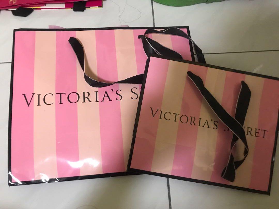 Authentic Victoria S Secret Paper Bag Health Beauty Makeup On