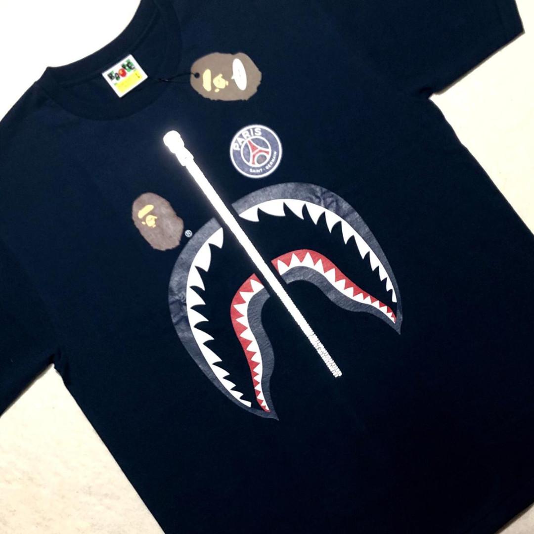 Bape x psg shirt on sale