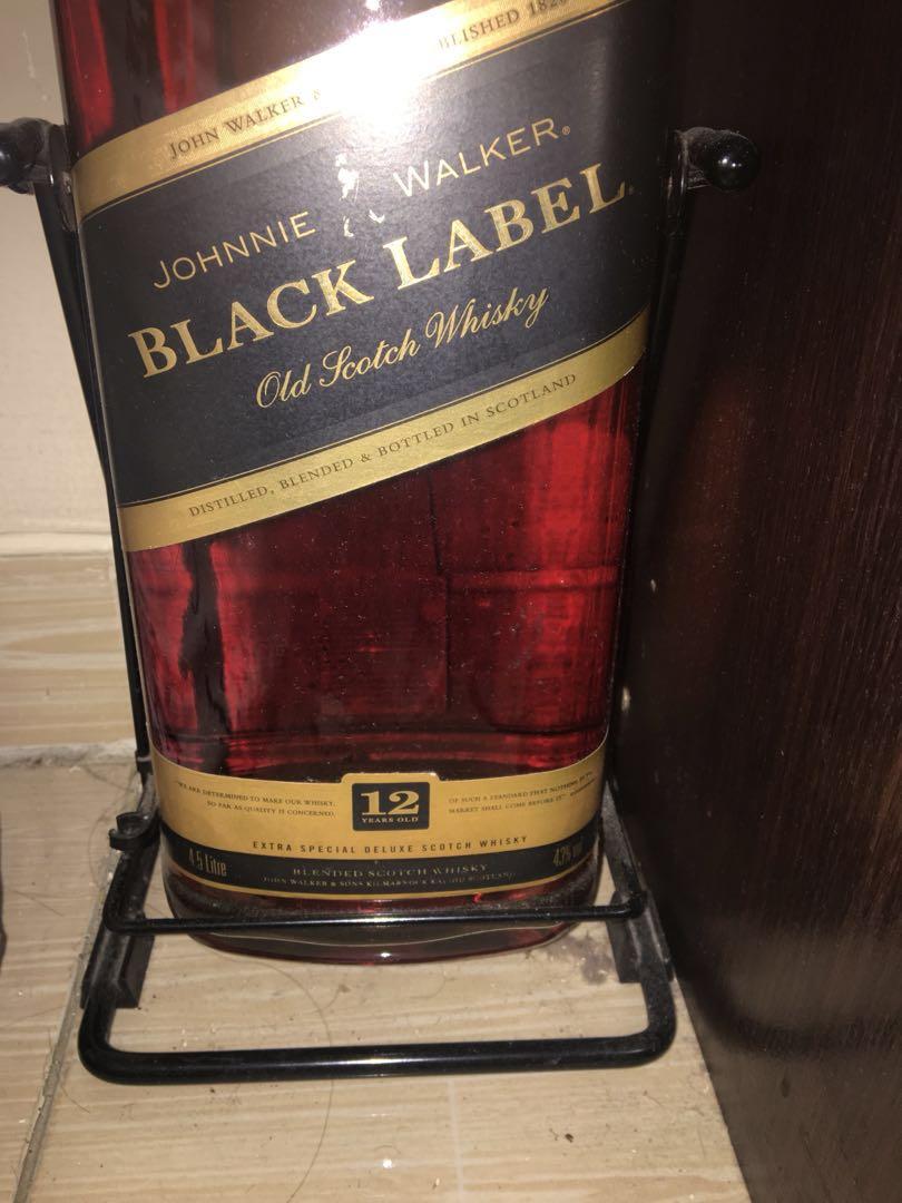 BLACK LABEL JOHNNIE WALKER OLD SCOTCH WHISKY, Makanan ...