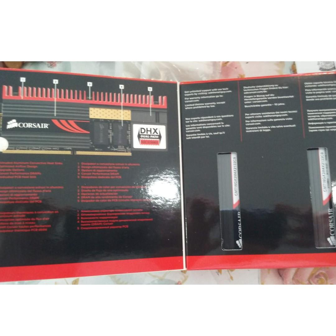 Brand New 100 Authentic Guaranteed CORSAIR DOMINATOR GT 16GB 4 x 4GB 240 Pin DDR3 SDRAM DDR3 2133 Desktop Memory Model CMT16GX3M4X2133C9 Computers Tech Parts Accessories Networking on Carousell