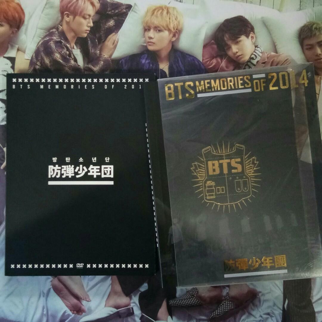 BTS MEMORIES OF 2014 (preloved), Hobbies & Toys, Collectibles