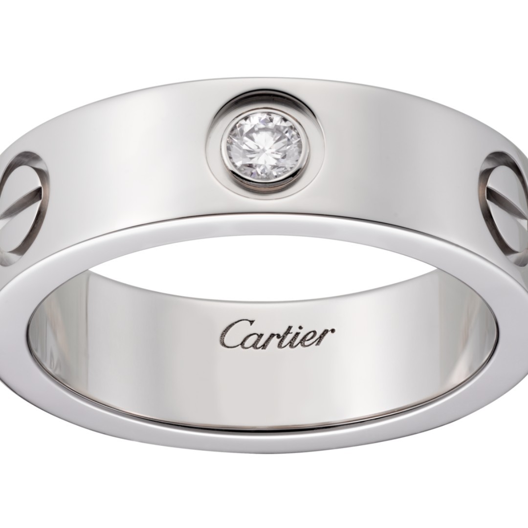 cartier platinum rings