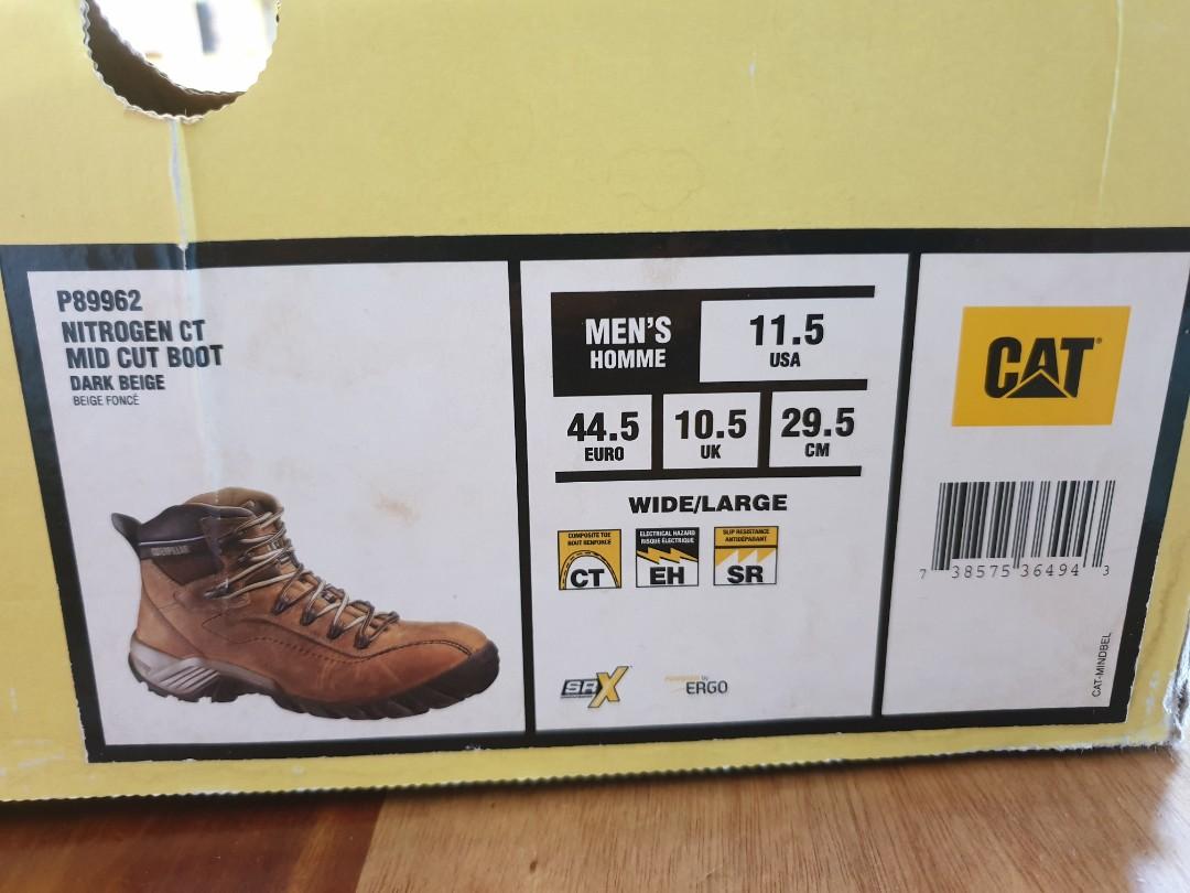 Caterpillar Nitrogen CT Mid Cut Boots