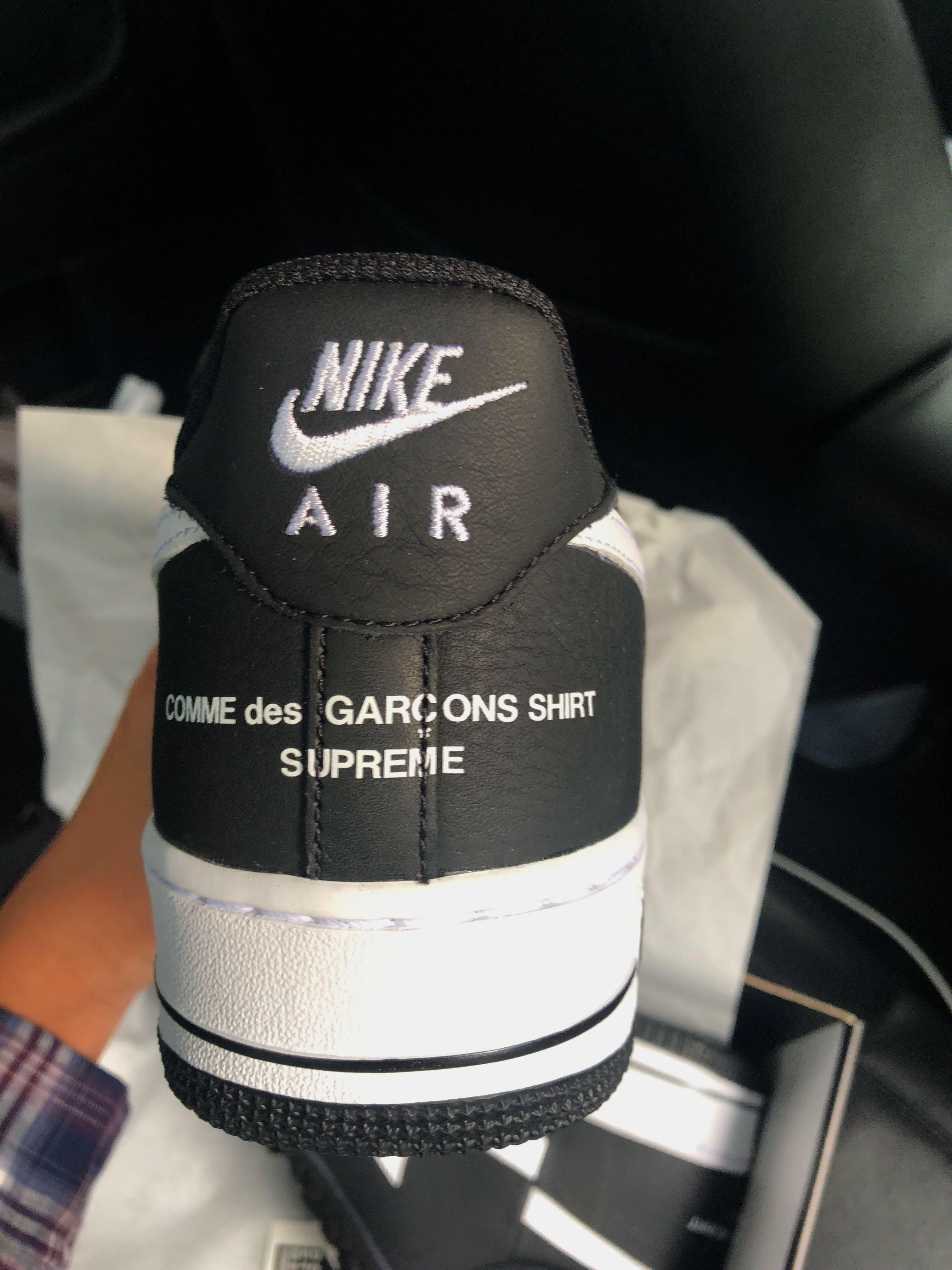 nike af1 supreme cdg