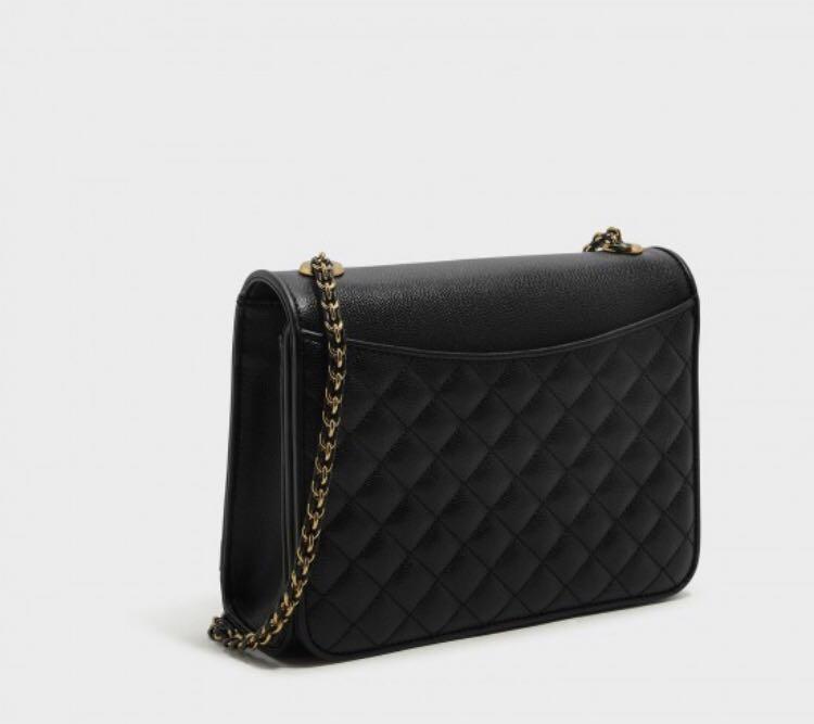 charles and keith sling bag black