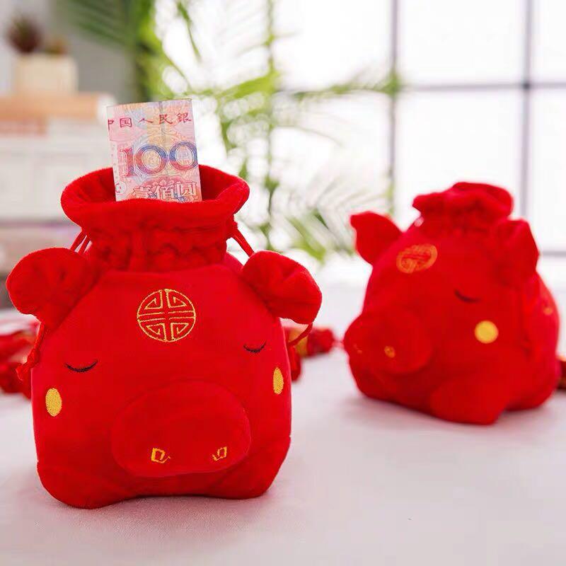 Chinese New Year Piggy Bank Decor Furniture Home Decor Others