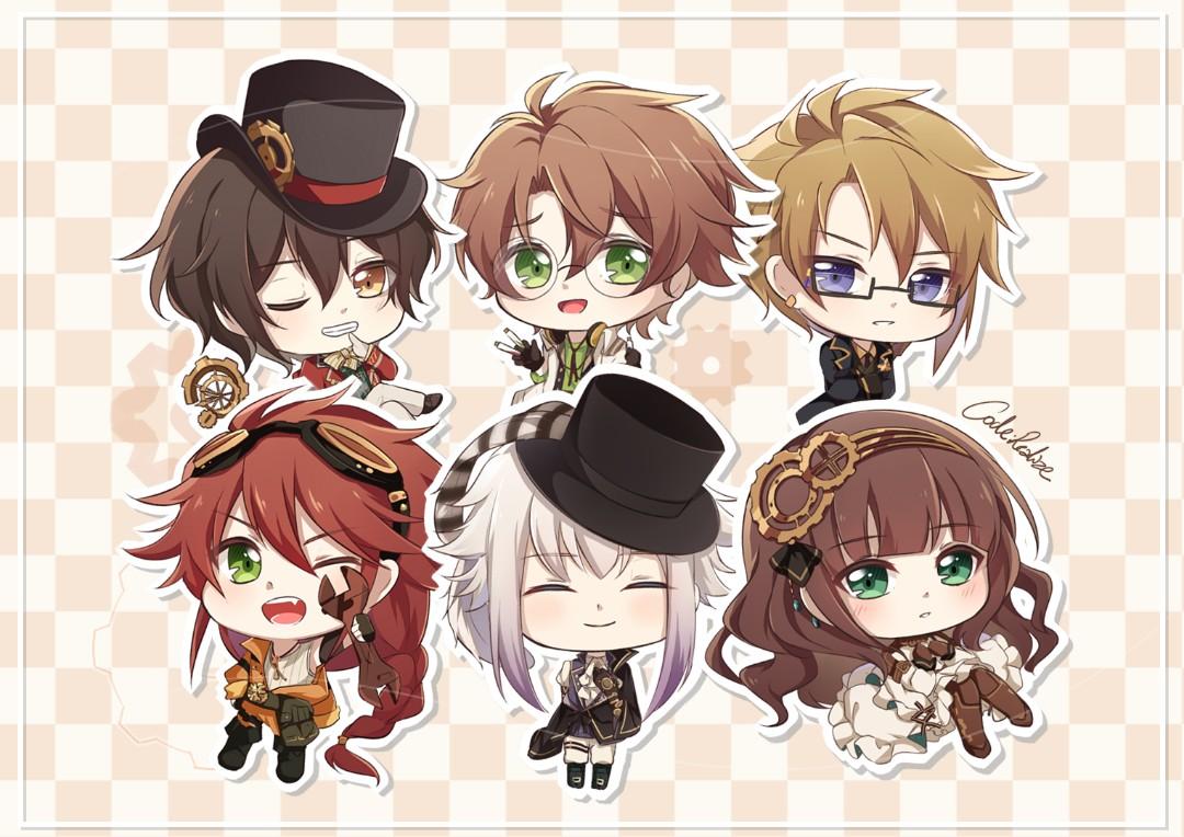 Code:Realize Doujin Charms/Standees (Category: Other Merchandise) located in Singapore. Submitted by pomfret (Listing ID 206815421, Image 1). Description: Code Realize Keychains! Cardia is huge compared to the rest LOL but they're all about palm size(?) $7 each, 3 for $20, the set of 6 for $35! Free normal mail. Thank you!.