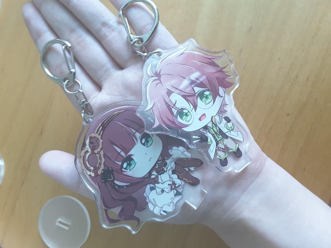 Code:Realize Doujin Charms/Standees (Category: Other Merchandise) located in Singapore. Submitted by pomfret (Listing ID 206815421, Image 3). Description: Code Realize Keychains! Cardia is huge compared to the rest LOL but they're all about palm size(?) $7 each, 3 for $20, the set of 6 for $35! Free normal mail. Thank you!.
