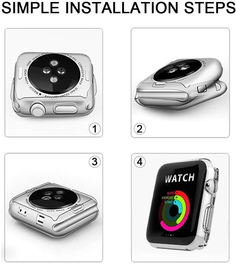 E. Corki Apple Watch Case 42mm Screen Protector