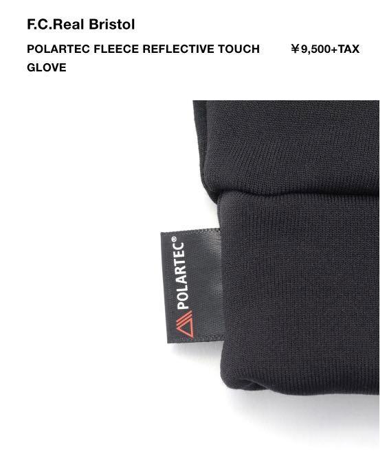 FCRB 手套F.C.Real Bristol POLARTEC FLEECE REFLECTIVE TOUCH GLOVE