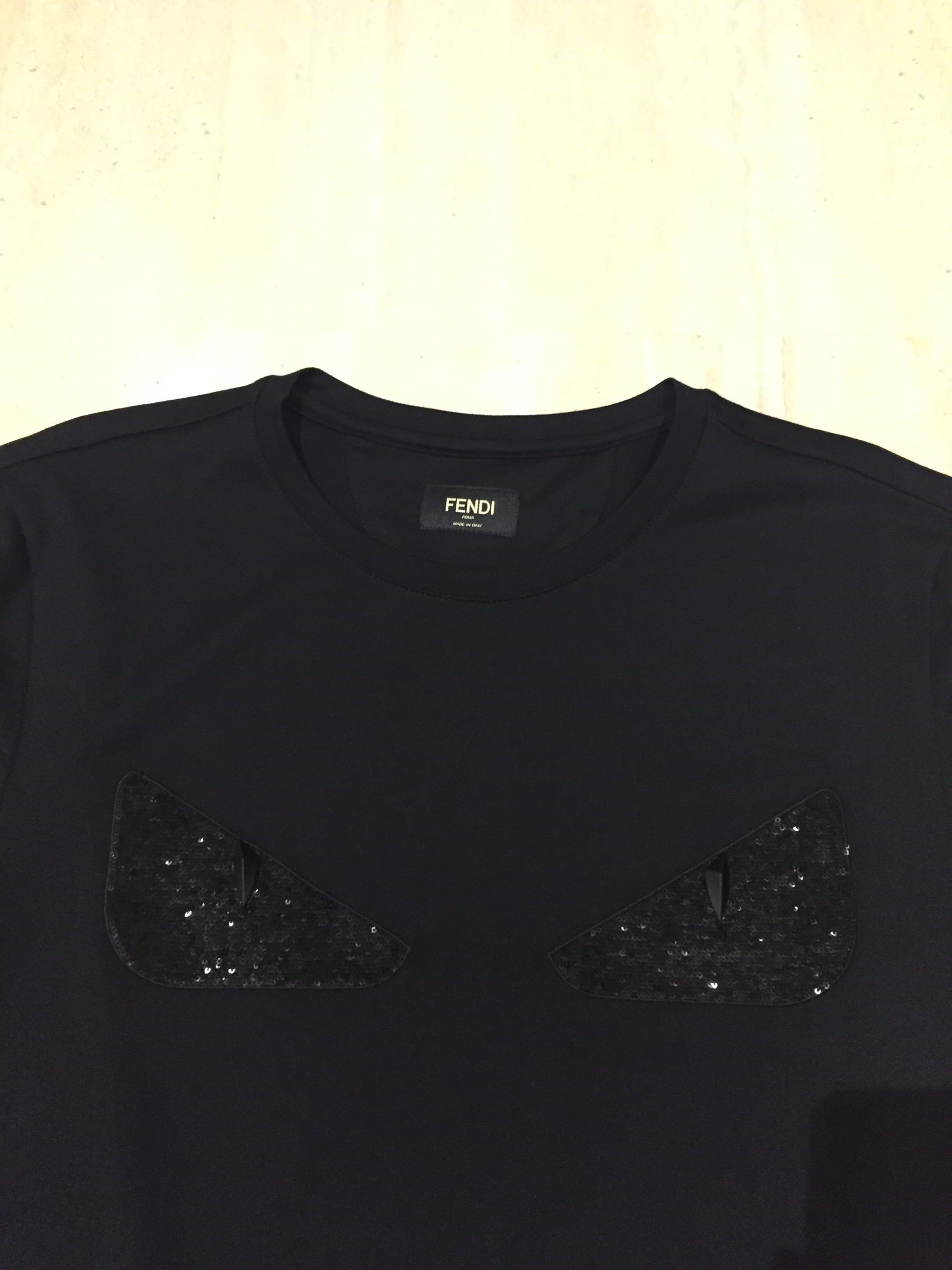 Fendi t shirt black eyes 2025