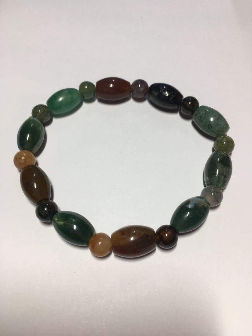 brown jade bracelet