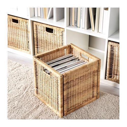 Ikea Branas Rattan Basket Furniture Shelves Drawers On Carousell