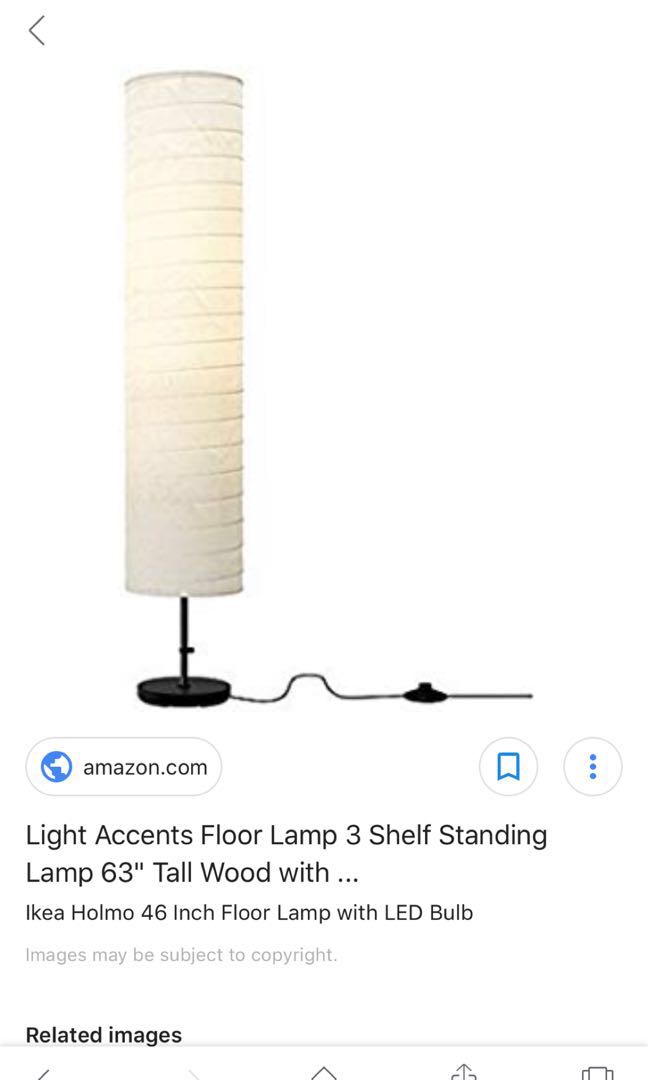 Ikea Japanese Floor Lamp, Babies & Kids, Baby Nursery & Kids Furniture ...